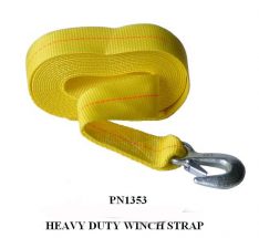 WINCH STRAP HEAVY DUTY YELLOW PN13653