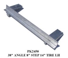 UNDERCARRIAGE ANGLE 38" W/8"STEP PADS PK2450 - PK2460