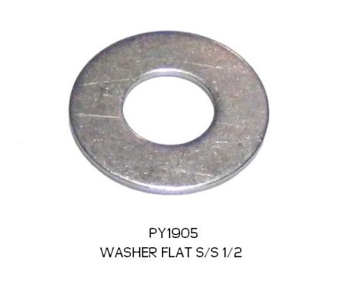 WASHER FLAT S/S 1/2" PY1905