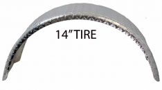 SINGLE AXEL FENDER 9Wx14Hx31-1/4L 14" TIRE PI1805 =BOAT TRAILER PARTS PLACE – TAMPA FLORIDA #1 SOURCE FOR ALL YOU TRAILER PARTS NEEDS